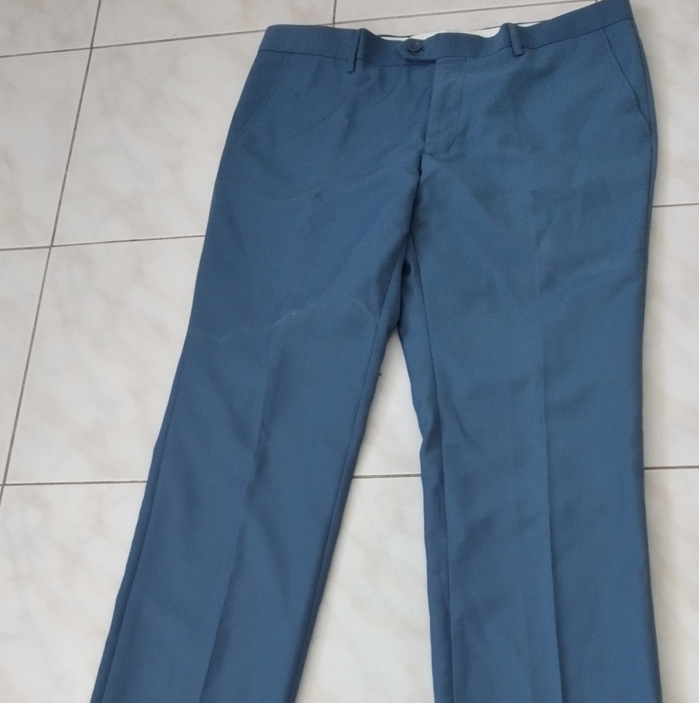 Giorgio Fiorelli Men's Slate Blue Dress Pants